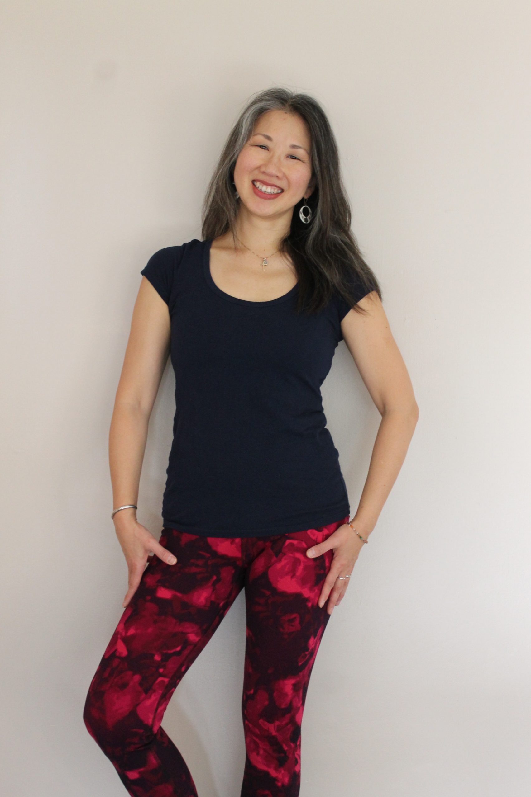 Anita in Black T-Shirt Meet your teacher at Explore Pilates